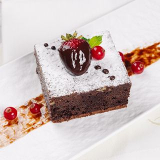 Брауни с мороженным