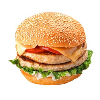 Чизбургер двойной куриный