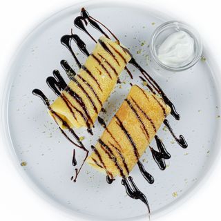 Блинчики со сметаной