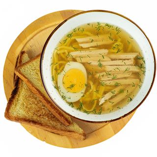 Суп лапша с курицей