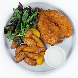 Шницель с курицей