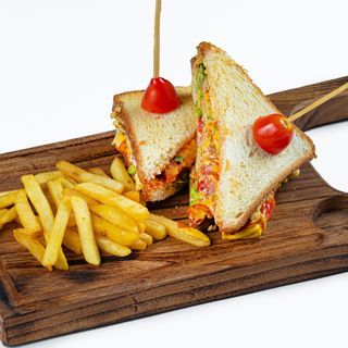 Тост с омлетом