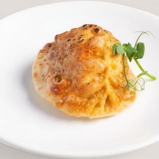 Манты жареные с говядиной и тыквой