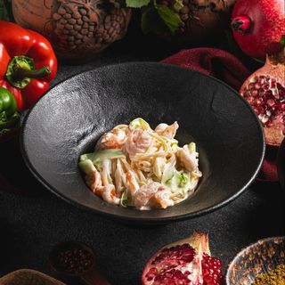 Паста с креветками