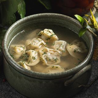 Домашние пельмени с курицей