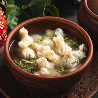 Супчик с хинкалями