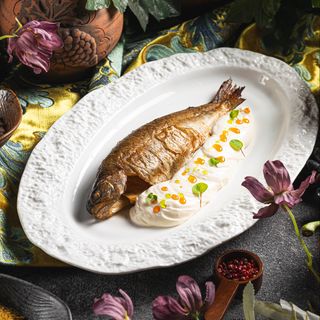 Форель со сливочным соусом