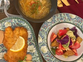 Сет с куриным супом