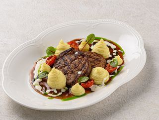 Медальоны с пюре