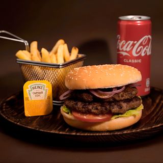 Комбо гамбургер Hot Beef одинарный(600г)