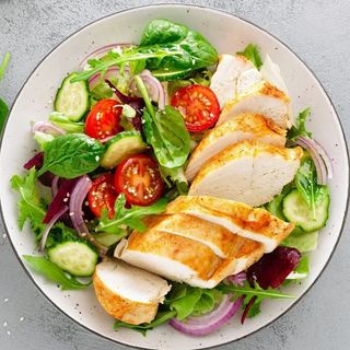 Куриное филе на пару с овощами (ПП)