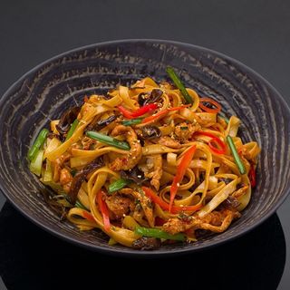 Удон с курицей