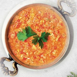 Менемен с колбасой