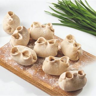 Манты с говядиной и джусаем(0.5кг)