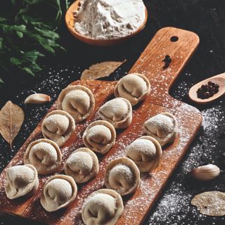 Пельмени из курицы и сыра (0.5кг)