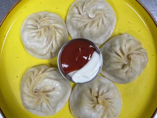 Манты фарш с тыквой