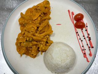 Курица карри с рисом (400г)