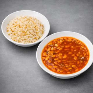 Фасоль с рисом+компот 0.5 в подарок