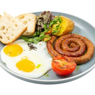 Завтрак с брюссельской колбаской