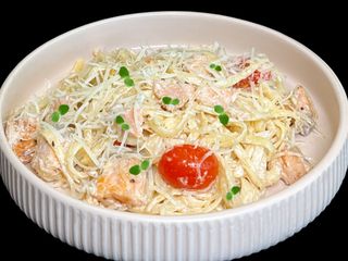 "Лингвини" с семгой