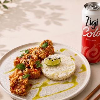 Курица по-тайски + Ziga напиток