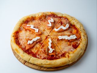 Пицца с семгой