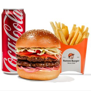 Комбо гамбургер Hot Beef двойной(710г)