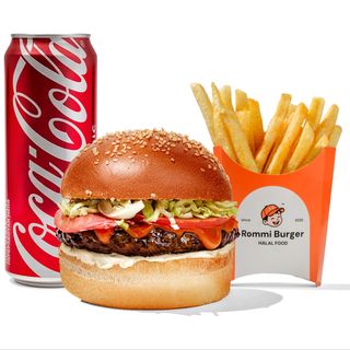 Комбо гамбургер Hot Beef одинарный(600г)