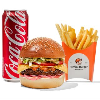 Комбо чизбургер Hot Beef одинарный(610г)