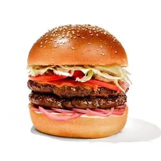Двойной Hot Beef Бургер