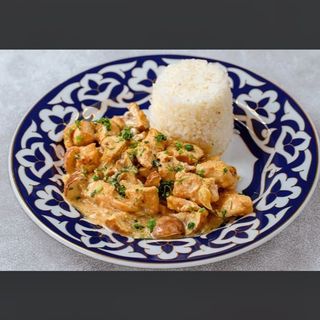 Курица с грибами