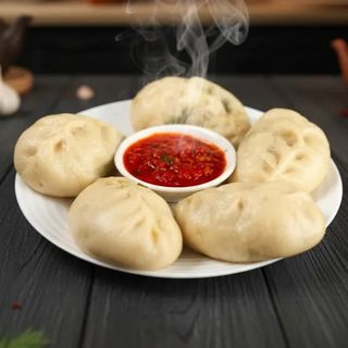Манты с мясом