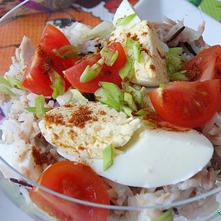 Тёплый салат с брынзой