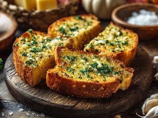 ЧЕСНОЧНЫЙ ХЛЕБ С СЫРОМ