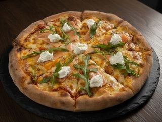 С лососем, творожным сыром и шпинатом (635г)