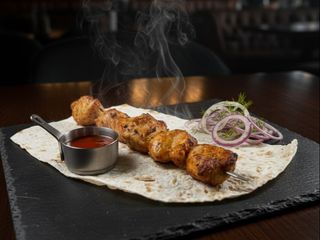 Шашлык из куриного филе
