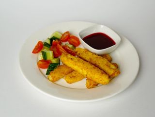 Сырные палочки с клюквенным соусом (250 гр)