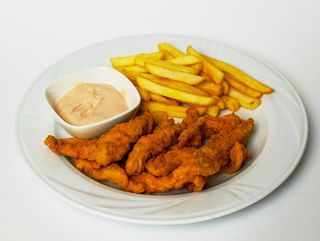 Стрипсы (+ картофель фри ) (250 гр)