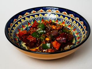 Лагман от шеф-повара (говядина)(жаренный) (600г)