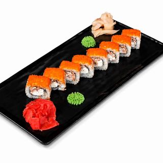 Лосось жареный с тобико (210 гр)