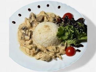 Куриное филе с рисом