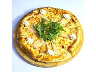 Пицца с семгой