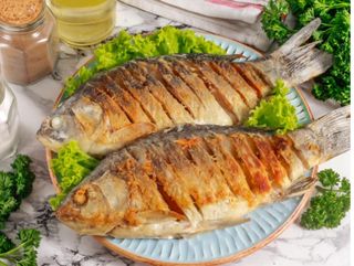 Карась жаренный