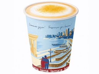 Ананасовый маккиато на альтернативном молоке