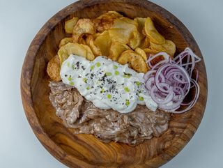 Конина с картофелем