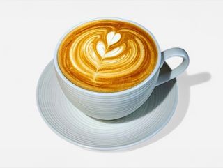 Латте с домашней солёной карамелью (450мл)