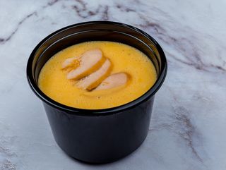 Сырный суп с копченной куриной грудкой
