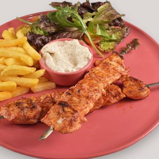 Шашлык из куриц