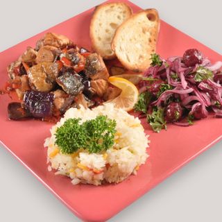 Соте из морепродуктов