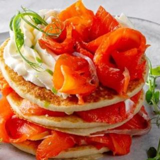 Креп с семгой